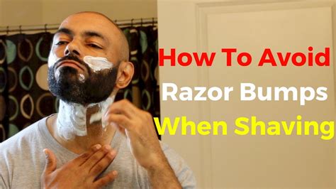 How To Avoid Razor Bumps When Shaving Youtube