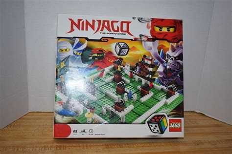 Lego 3856 Ninjago The Board Game 2011 W Original Box Mostly Complete