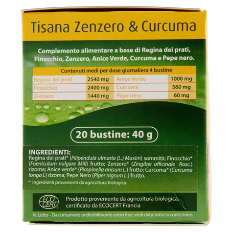 Check spelling or type a new query. Laboratoires Vitarmonyl Bio Tisana Zenzero & Curcuma 20 ...