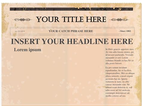 Newspaper Template Home Concepts Ideas Newspaper Template