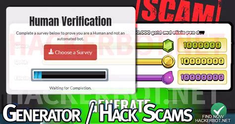 Human Verification Scams Fake Generator Fake Game Hack Scams