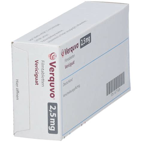 Verquvo 2 5 Mg 1x14 St Mit Dem E Rezept Kaufen Shop Apotheke