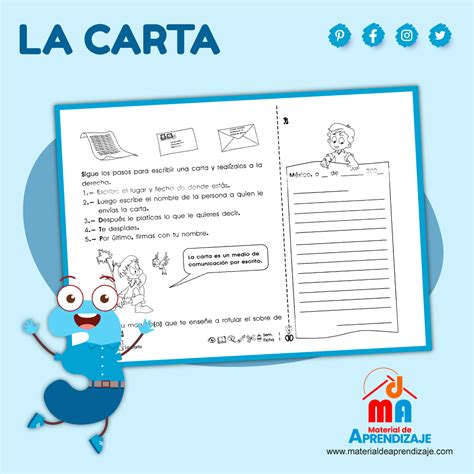 La Carta Tercer Grado Material De Aprendizaje