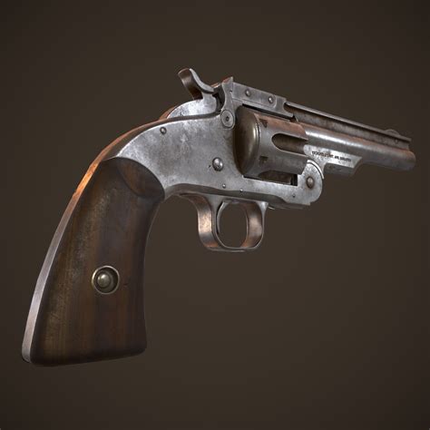Artstation Smith And Wesson Model 3 Schofield Revolver