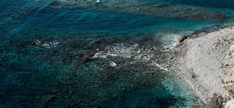Gambar laut lautan horison gelombang tenang teluk biru. Gambar : laut, lautan, gelombang, jurang, bersih, bawah ...