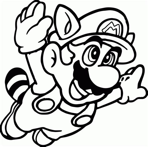 Mario Coloring Pages Printable Free