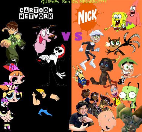 Nickelodeon vs Cartoon network by Dianafannick on DeviantArt