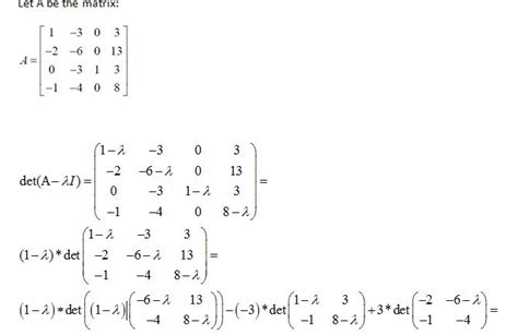 How to find the characteristic polynomial of a matrix? polynomials - Characteristic Polymonmial 4x4 Matrix ...