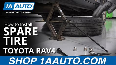 How to Install Spare Tire 05-15 Toyota RAV4 