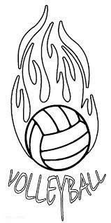 volleybal tekening Google zoeken Volleybal, Tekenen, Kleurplaten