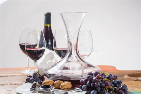 Professional Red Wine Tasting Event With High Quality Wine Glass Stock Image Image Of Glasses