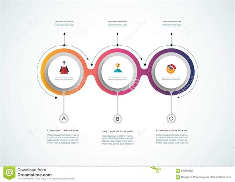 Vector Infographic Timeline Business Concept Stock Vector