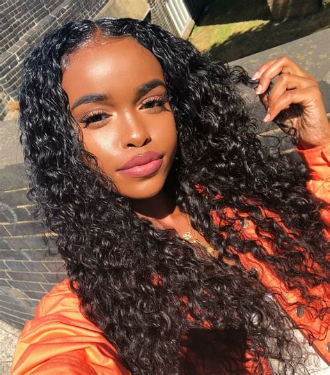 Stylists recommend tousled hairstyles with waves and curls as well as beachy waves and maximally natural looks. Mongolian deep curly 360 wig #360wig #hairfashion # ...