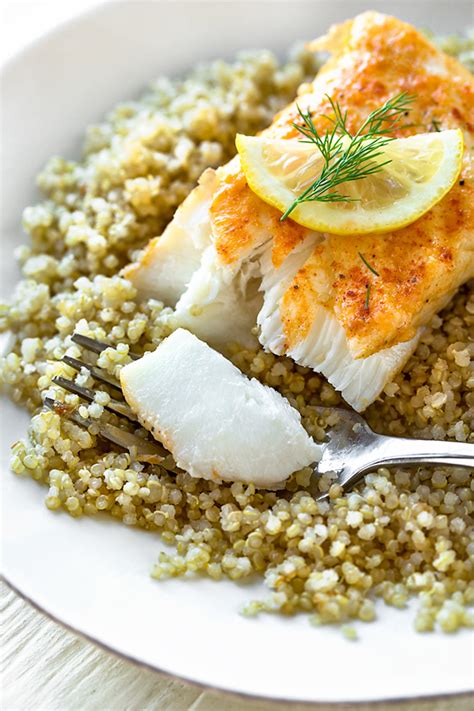 Put into an oven preheated to 425ºf, and bake for 10 minutes. Baked Halibut | The Cozy Apron