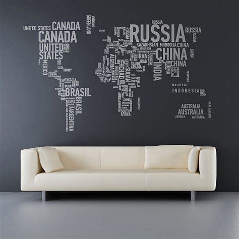The large tree branch measures approx.170cm wide by 155cm high the small tree. A Different World Wall Stickers
