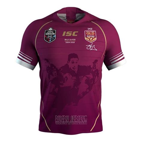 Nicknamed the maroons, after the colour of their jersey. Queensland Maroons 1 Rugby Jersey 2019 Conmemorative ...