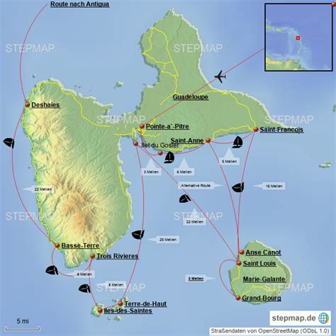 Guadeloupe politische karte lizenzfreies bild #14364487 file:karte von guadeloupe.png wikimedia commons map of guadeloupe (region in france) | welt atlas.de weltrekordreise, nord amerika. StepMap - Karibik, Guadeloupe und Inseln