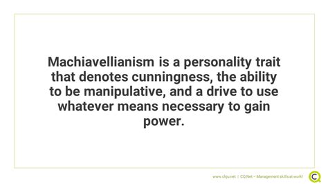 Machiavellianism What It Is How To Recognize And Cope With