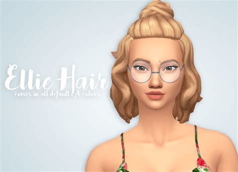 Sims 4 Ellie Hair Best Sims Mods