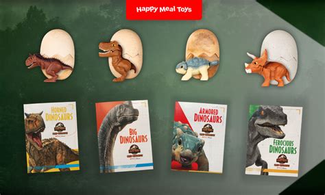 Mcdonald S Happy Meal Toy Jurassic World Camp Cretaceous Big Dinosaurs