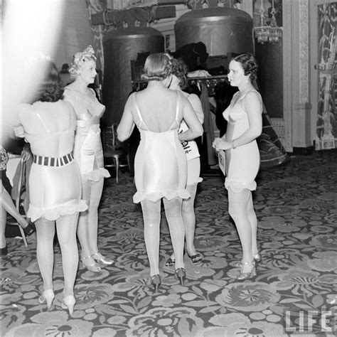 Candid Behind The Scenes Photos From A Lingerie Show In The 1940s ~ Vintage Everyday