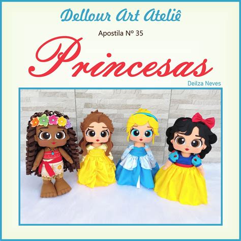 Apostila Princesas Disney Elo7 Produtos Especiais