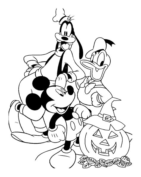 Mickey and minnie mouse coloring pages. Mickey and his friends for kids - Mickey And His Friends ...