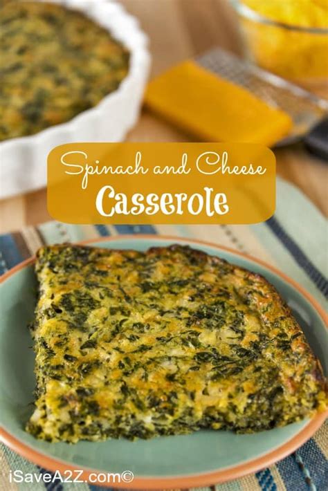 A recipe i got from my grandma. Spinach and Cheese Casserole Recipe! Only 6 ingredients!