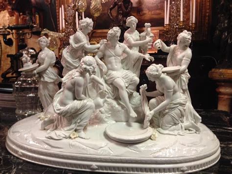 Apollo Tended By The Nymphs Group Figurine Porcelain By Aelteste Volkstadter Factory Statue