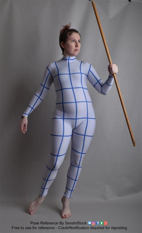 Staff Walking Pose Reference Figure Model by AdorkaStock on DeviantArt