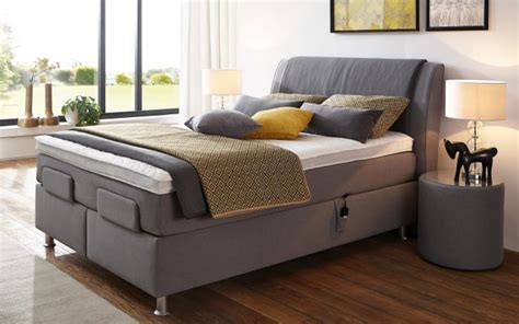 Jetzt beraten lassen und online kaufen. Motor-Boxspringbett Comfort in grau online bei HARDECK kaufen