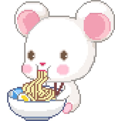 Here are the food related gif images that you can share to your dear ones during lunch, breakfast, dinner. pixel art noodles gif | WiffleGif