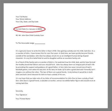 They help in grabbing the attention of the admission officers. Free Printable Recommendation Letter To A Judge Before Sentencing - Character Letter For Court ...