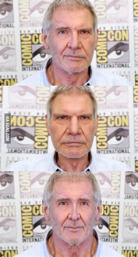 Harrison Ford Looking Like An Oblivion Character Gag