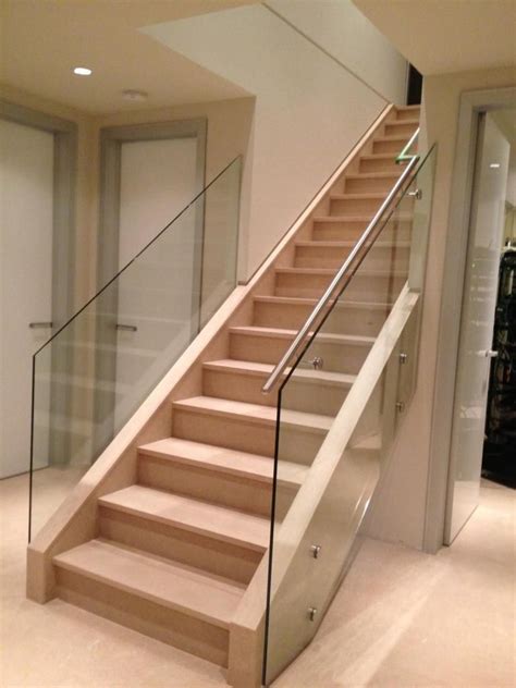 Indoor iron stair railing quotes. Modern Indoor Stair Railing Kits Systems For Your Inspiration 23 | Stair railing kits, Stair ...