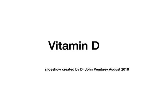 Vitamin D - The Unhealthy Carnivore