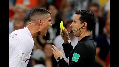 How Cristiano Ronaldo Revenge On Referees Youtube