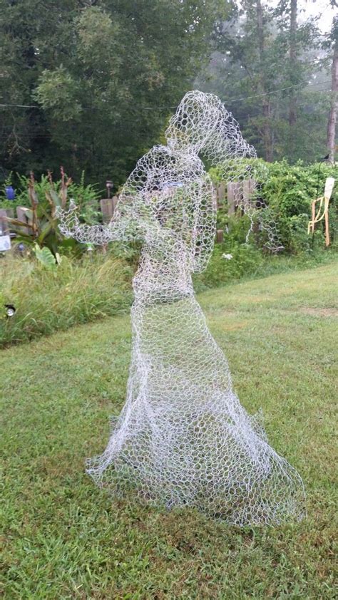 20 Chicken Wire Ghost Sculpture