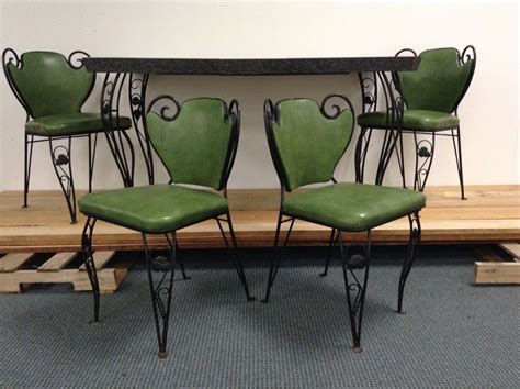 Different rooms have different uses and therefore different needs. Vintage Retro Wrought Iron Green/Grey Formica Kitchen ...