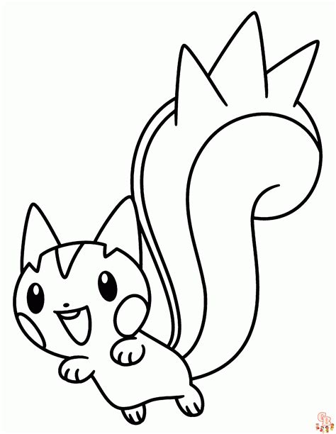Pokemon Pachirisu Coloring Pages Unleash Your Creativity 27776 | The