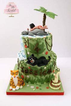 We've compiled a list of our top simple cake recipes that are easy to make, including our super easy chocolate cake. Super cute Jungle Book birthday cake en 2019 | Gateau ...