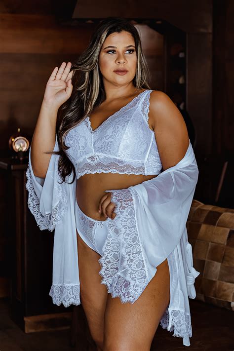 Conjunto Plus Size Minhamoda Lingerie Minhamoda Sex Shop