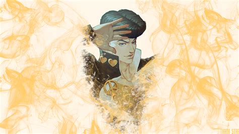 How to set a jojo wallpaper for an android device? Jojo Josuke Higashikata Around Smoke Asbtract 4K HD Anime ...