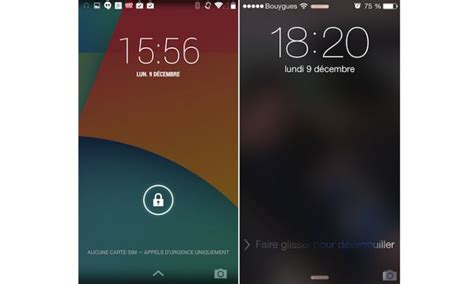 Android Kitkat Vs Ios 7 Comparatif Des Os En Images