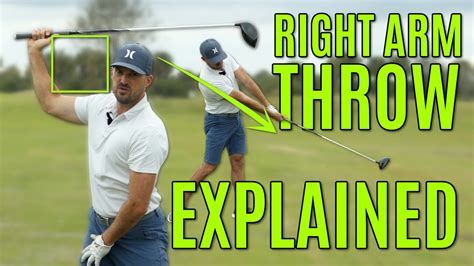Right Arm Throw Explained Incredible Clubhead Speed Youtube