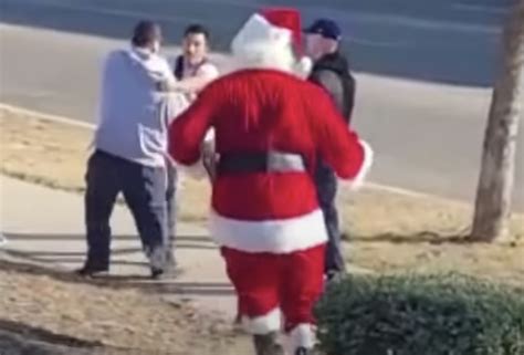 Cops Dressed As Santa And Elf Takedown Thieves In California