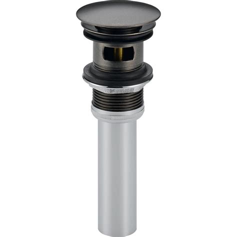 Maybe you would like to learn more about one of these? Delta Push Pop-Up Drain Assembly with Overflow Holes in ...