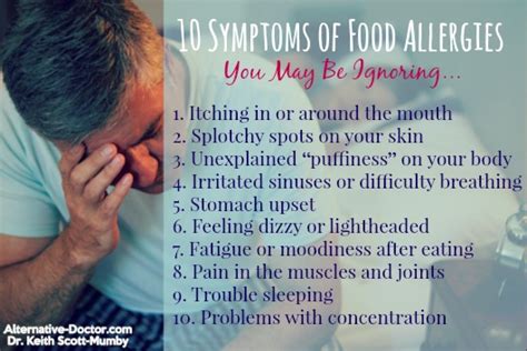 10 Symptoms Of Food Allergies You May Be Ignoring