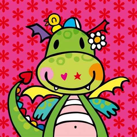 Nieuw Am23 Draakje Art Drawings For Kids Britto Art Baby Art