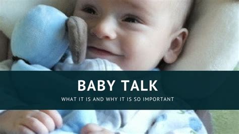 Why Is Baby Talk So Important Speech Therapy Talk